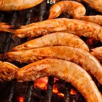 Camarones a la parrilla